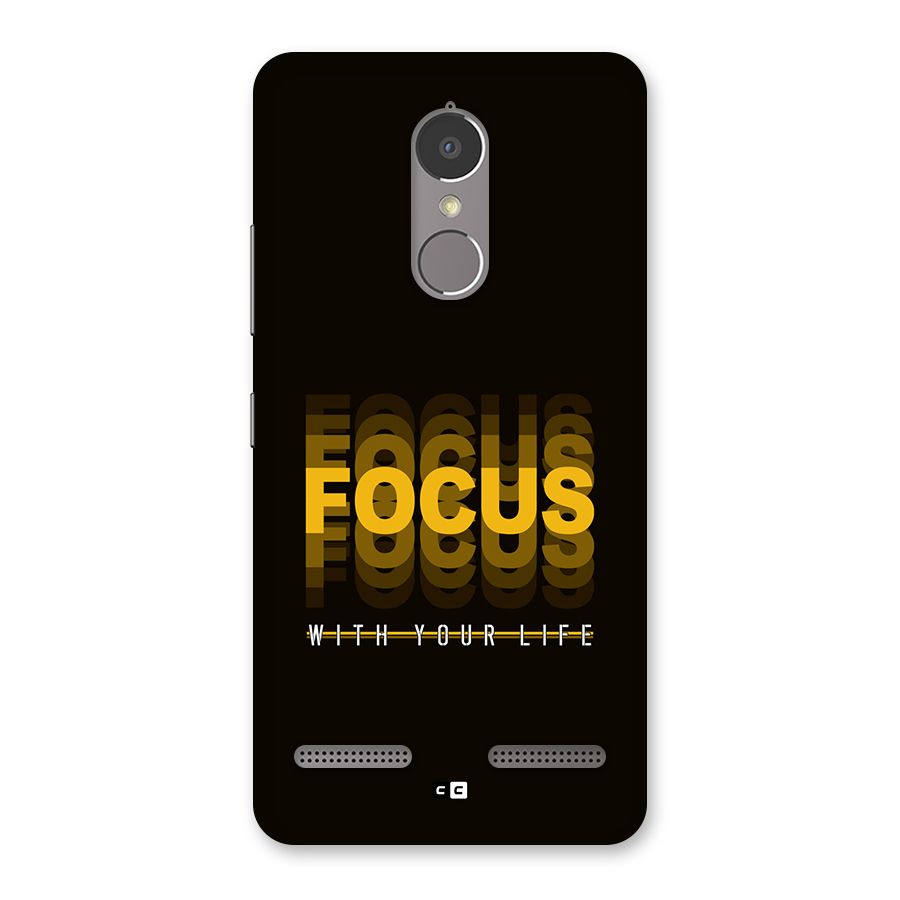 Focus Life Back Case for Lenovo K6
