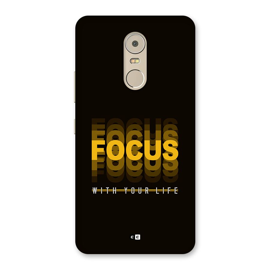 Focus Life Back Case for Lenovo K6 Note