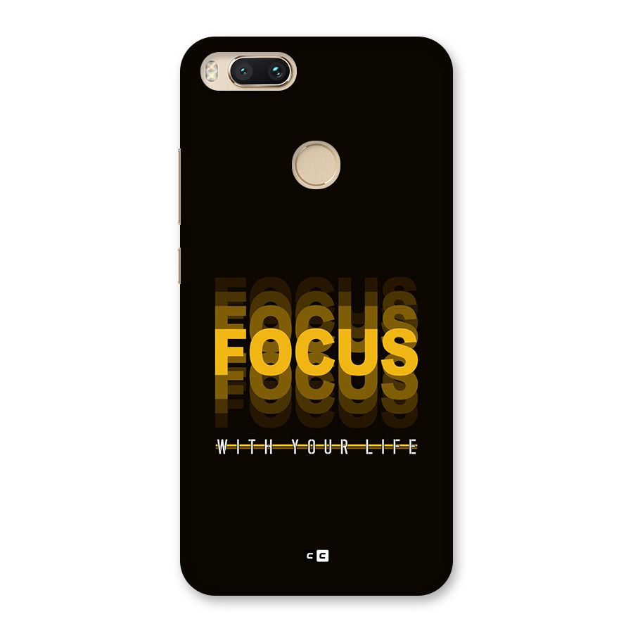 Focus Life Back Case for Mi A1