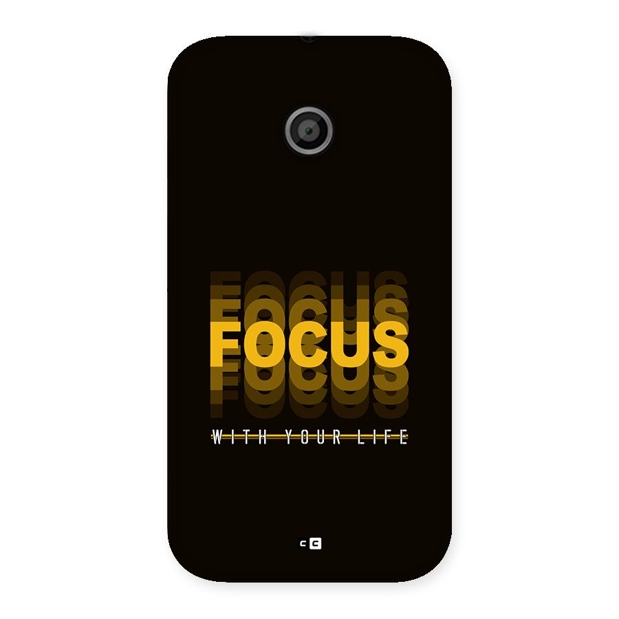 Focus Life Back Case for Moto E
