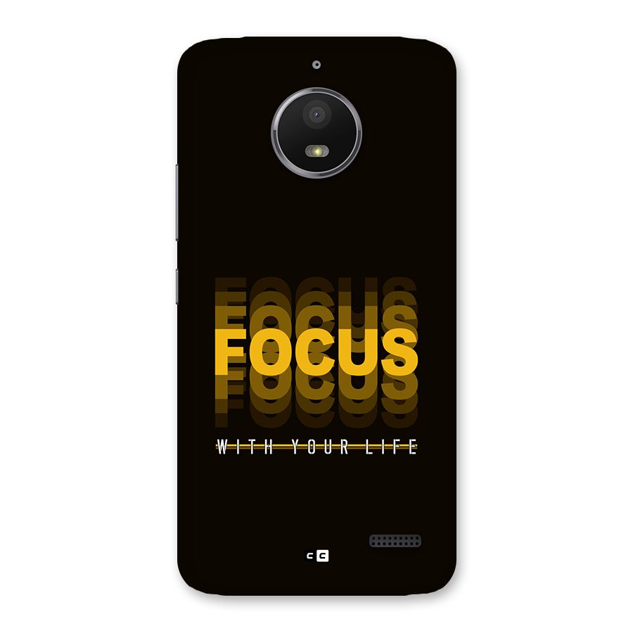 Focus Life Back Case for Moto E4