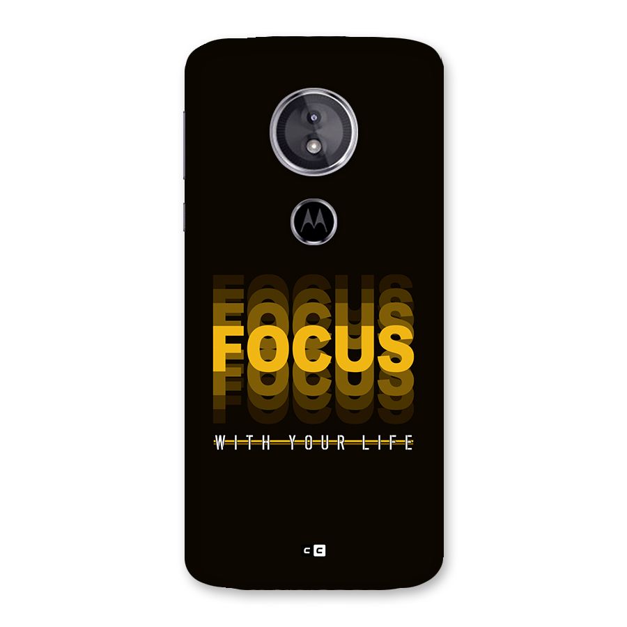 Focus Life Back Case for Moto E5