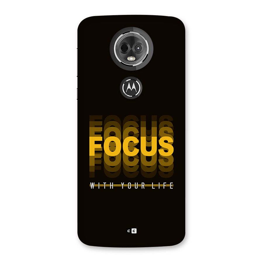 Focus Life Back Case for Moto E5 Plus