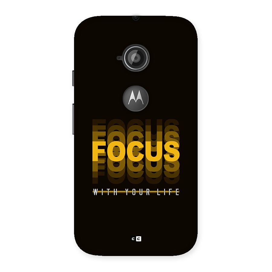 Focus Life Back Case for Moto E 2nd Gen