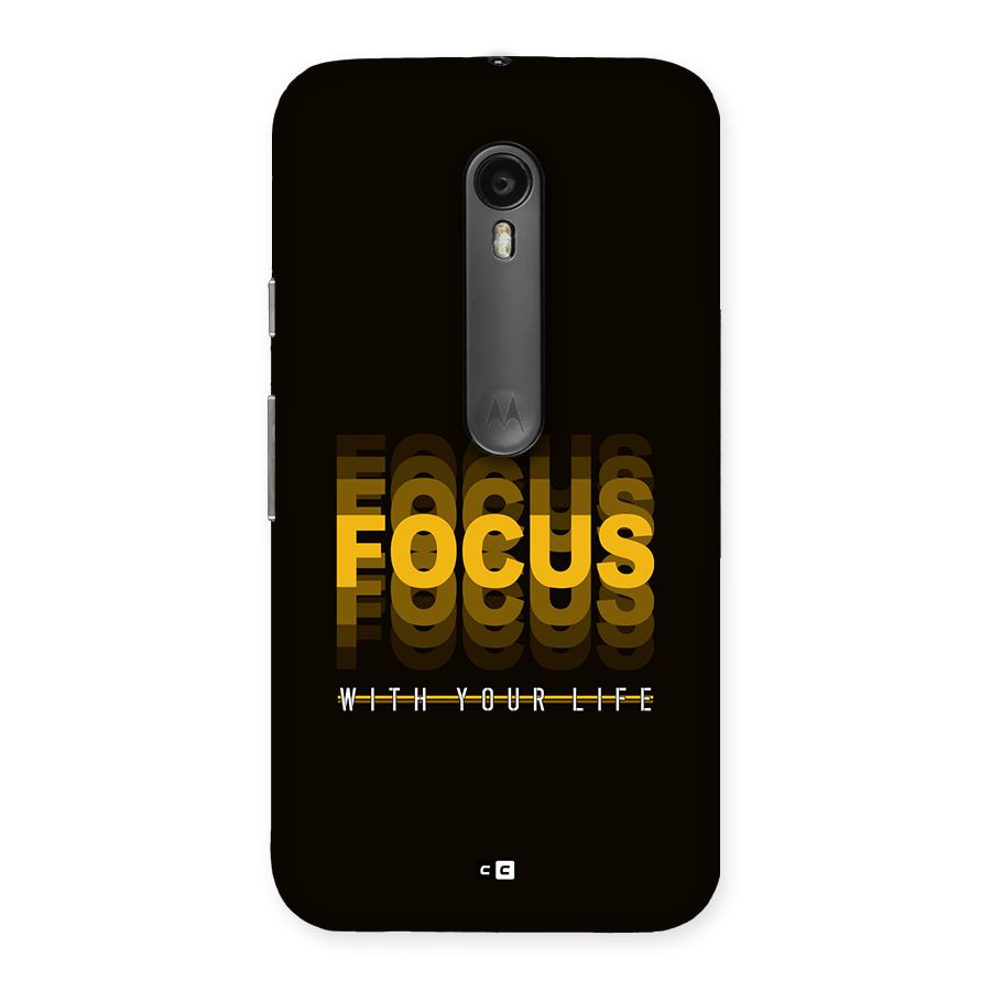 Focus Life Back Case for Moto G3