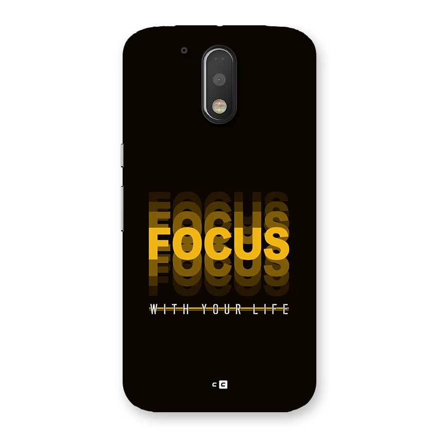 Focus Life Back Case for Moto G4