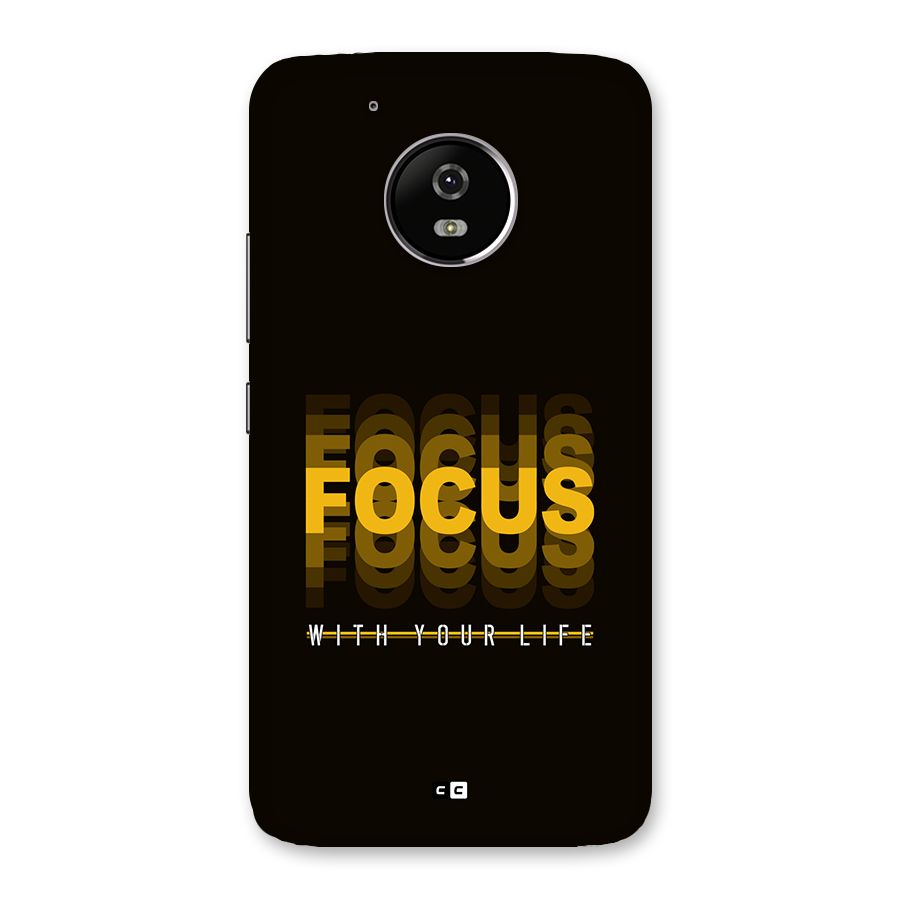 Focus Life Back Case for Moto G5