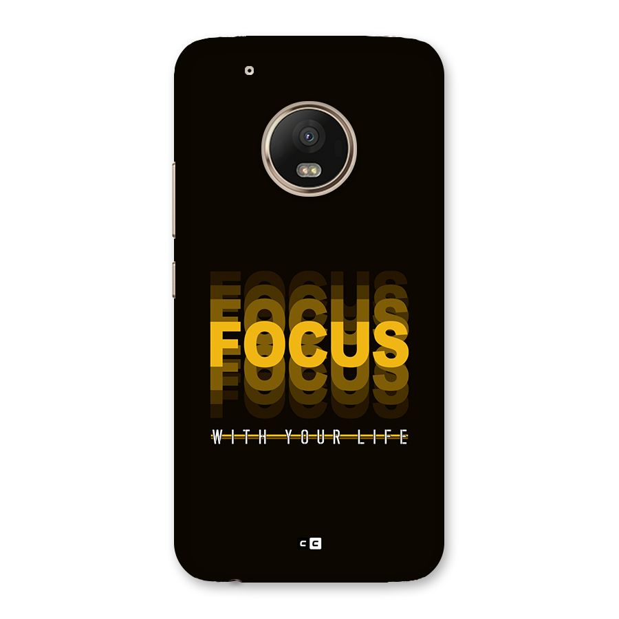 Focus Life Back Case for Moto G5 Plus