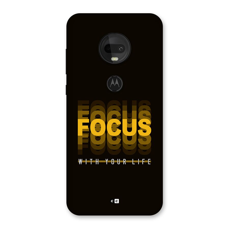 Focus Life Back Case for Moto G7