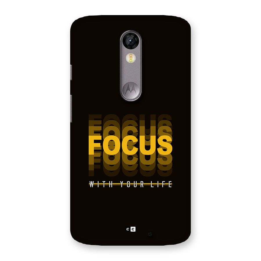 Focus Life Back Case for Moto X Force
