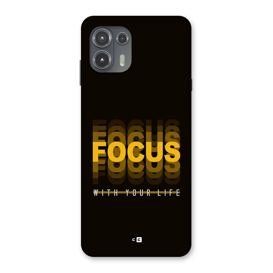 Focus Life Back Case for Motorola Edge 20 Fusion