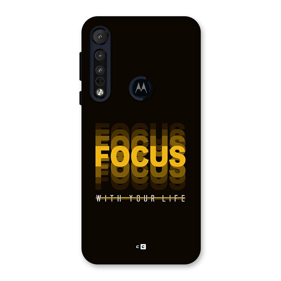 Focus Life Back Case for Motorola One Macro
