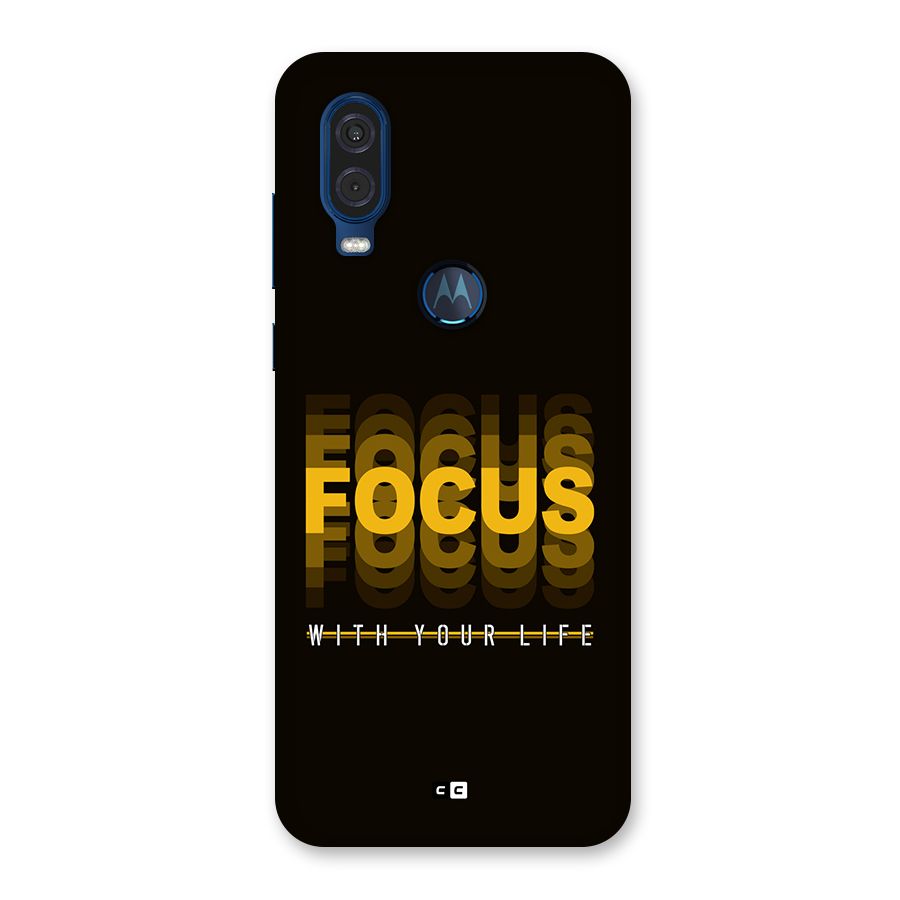 Focus Life Back Case for Motorola One Vision