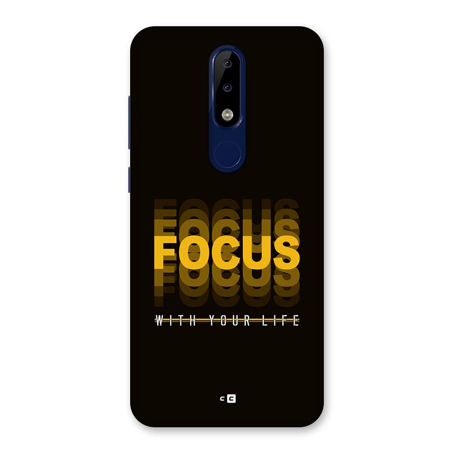 Focus Life Back Case for Nokia 5.1 Plus