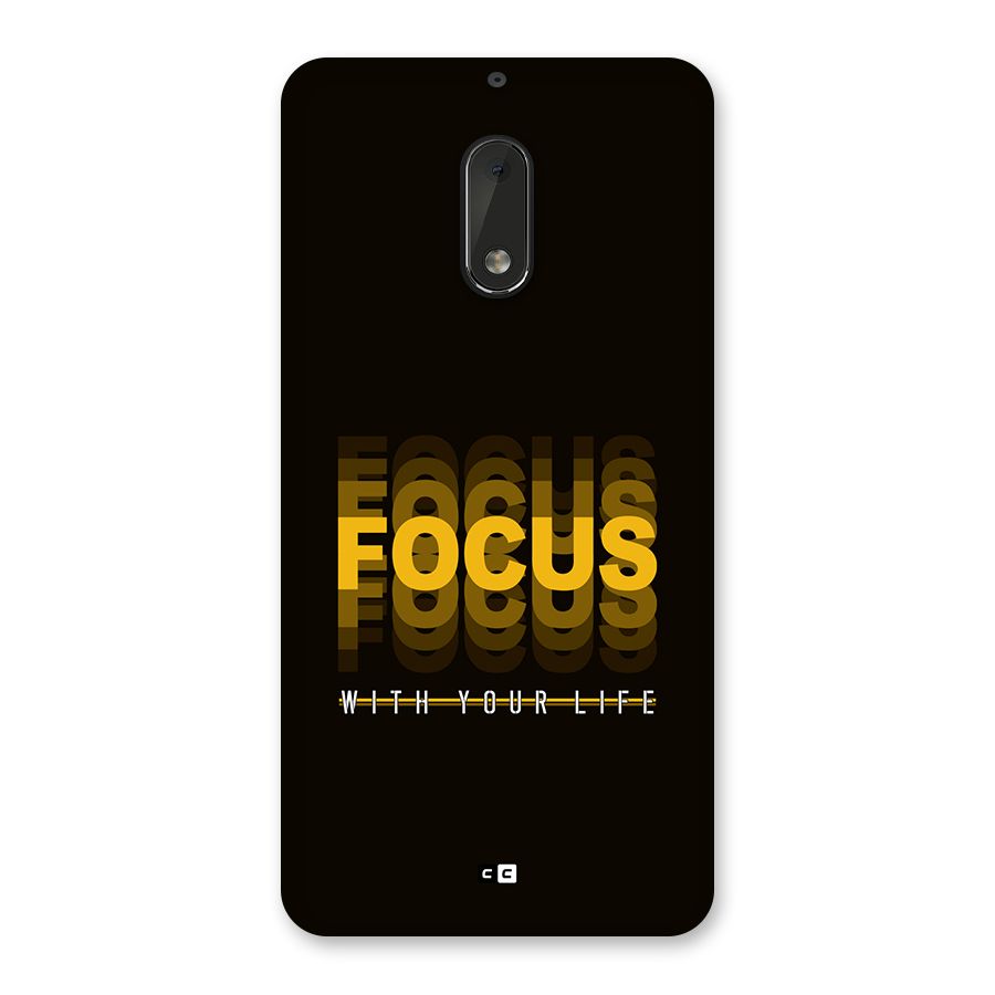 Focus Life Back Case for Nokia 6
