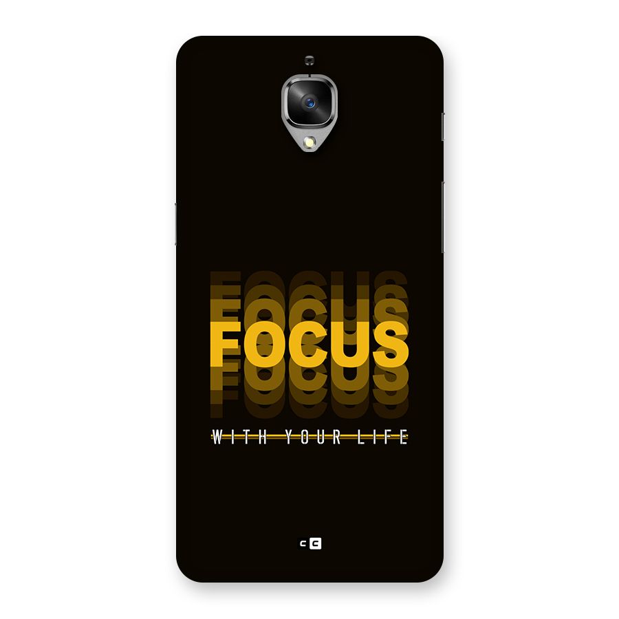 Focus Life Back Case for OnePlus 3