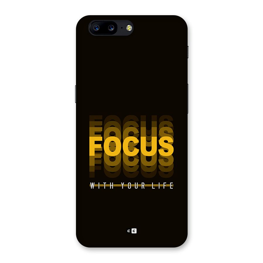 Focus Life Back Case for OnePlus 5