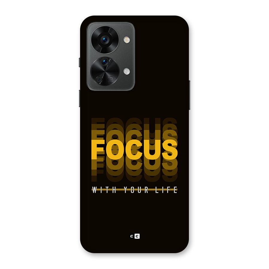 Focus Life Back Case for OnePlus Nord 2T