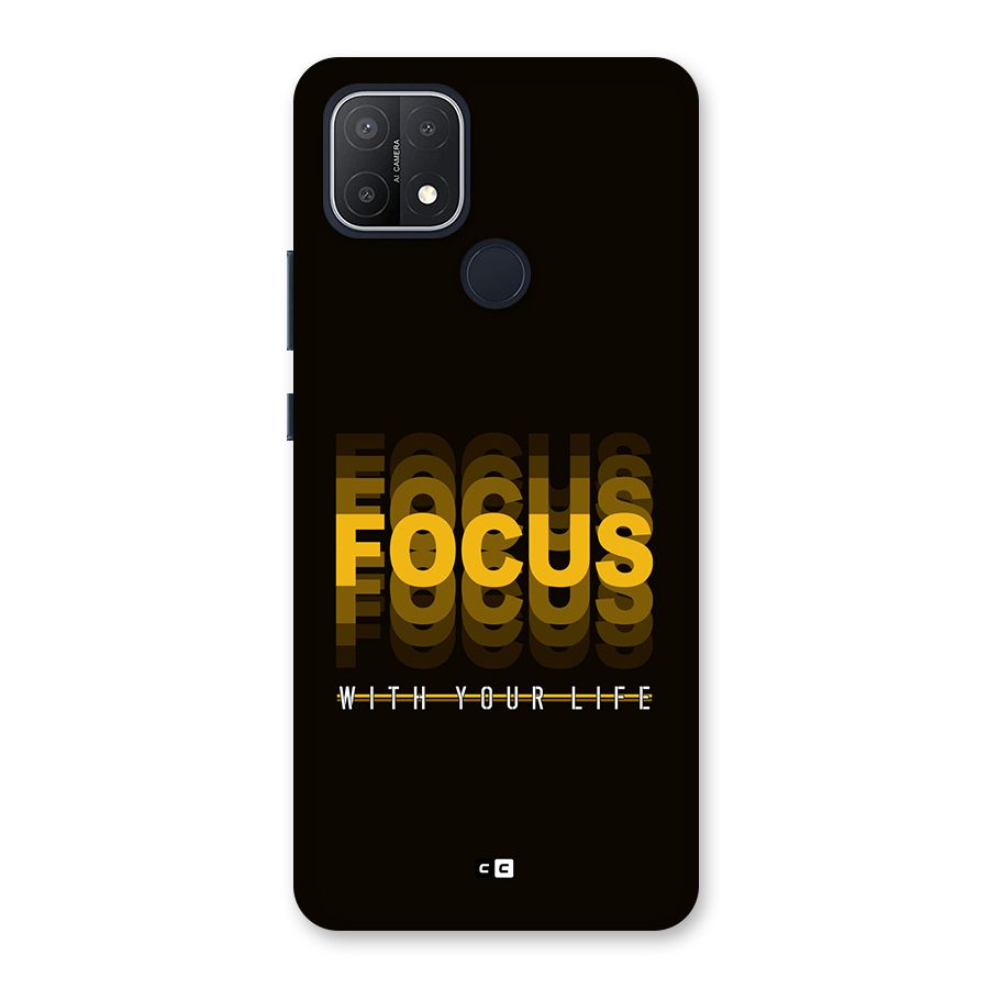 Focus Life Back Case for Oppo A15