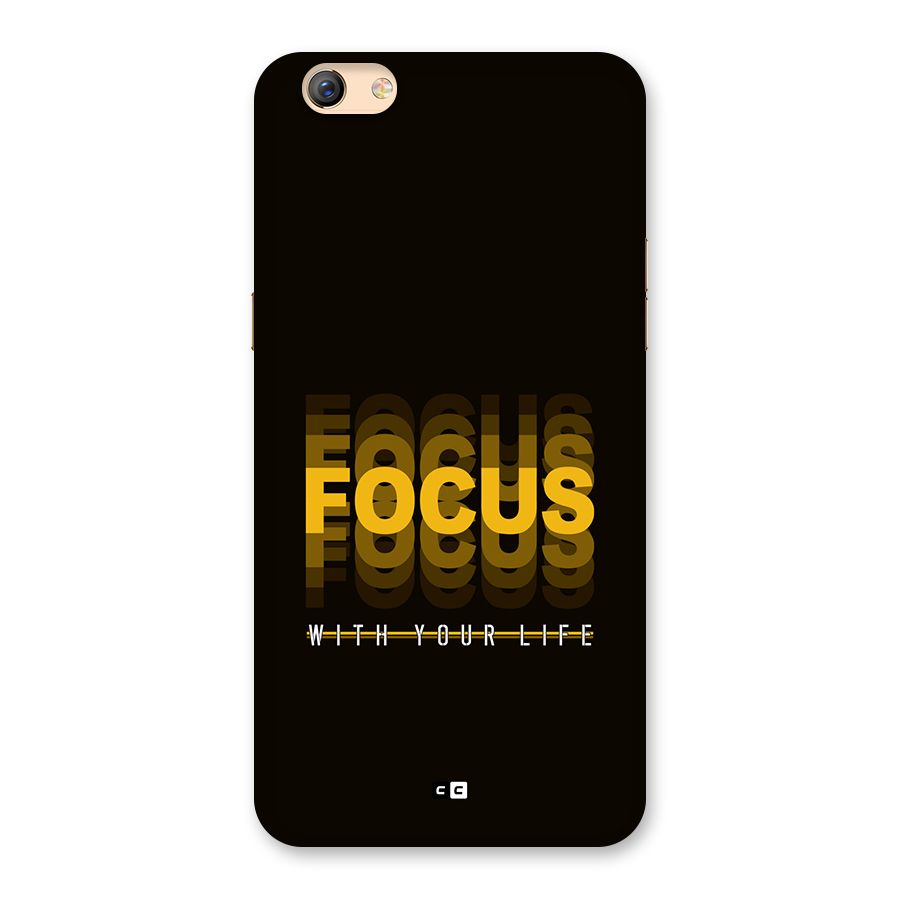 Focus Life Back Case for Oppo F3 Plus