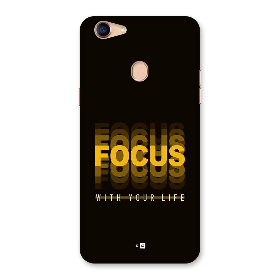 Focus Life Back Case for Oppo F5 Youth