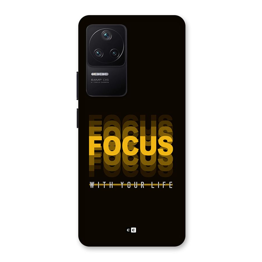 Focus Life Back Case for Poco F4 5G