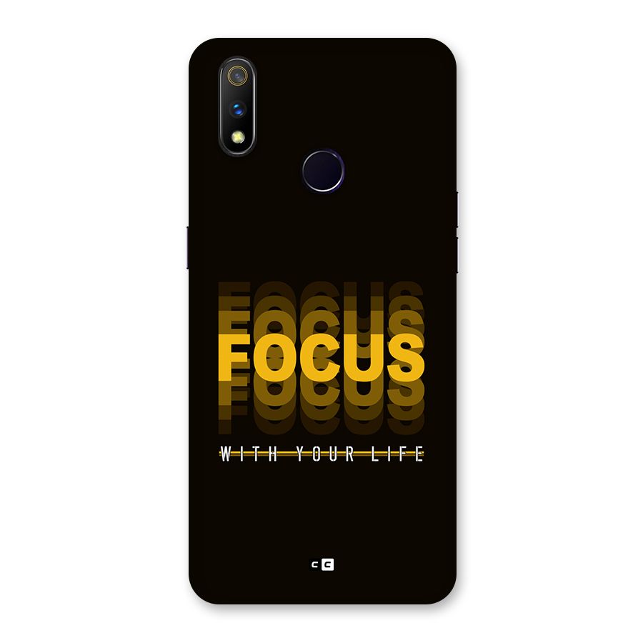 Focus Life Back Case for Realme 3 Pro