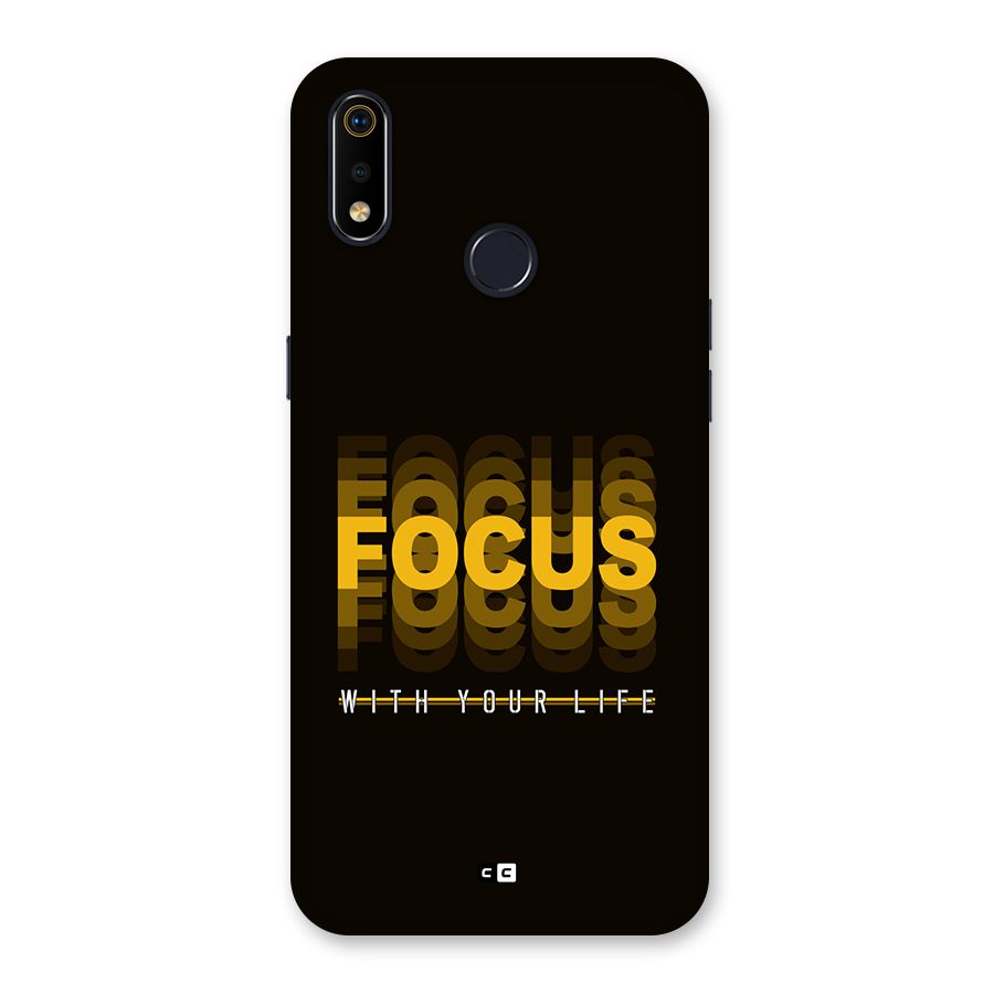 Focus Life Back Case for Realme 3i