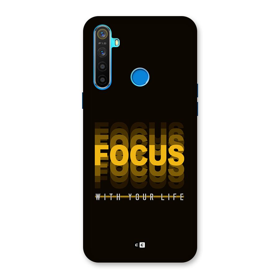 Focus Life Back Case for Realme 5s