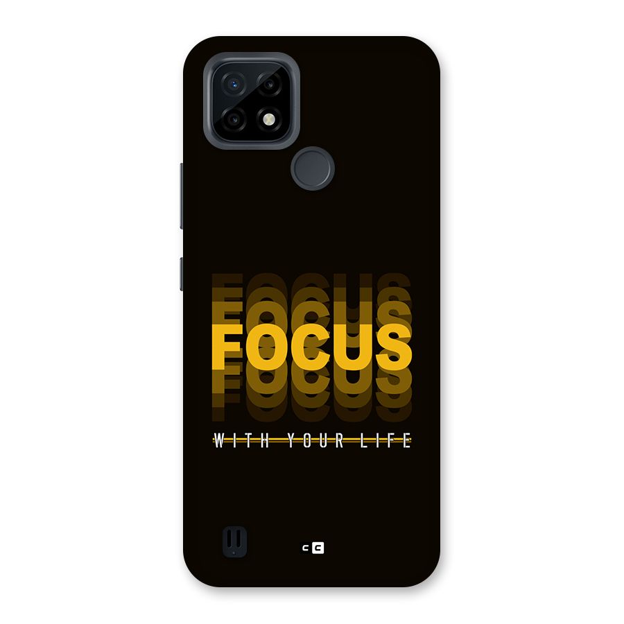 Focus Life Back Case for Realme C21
