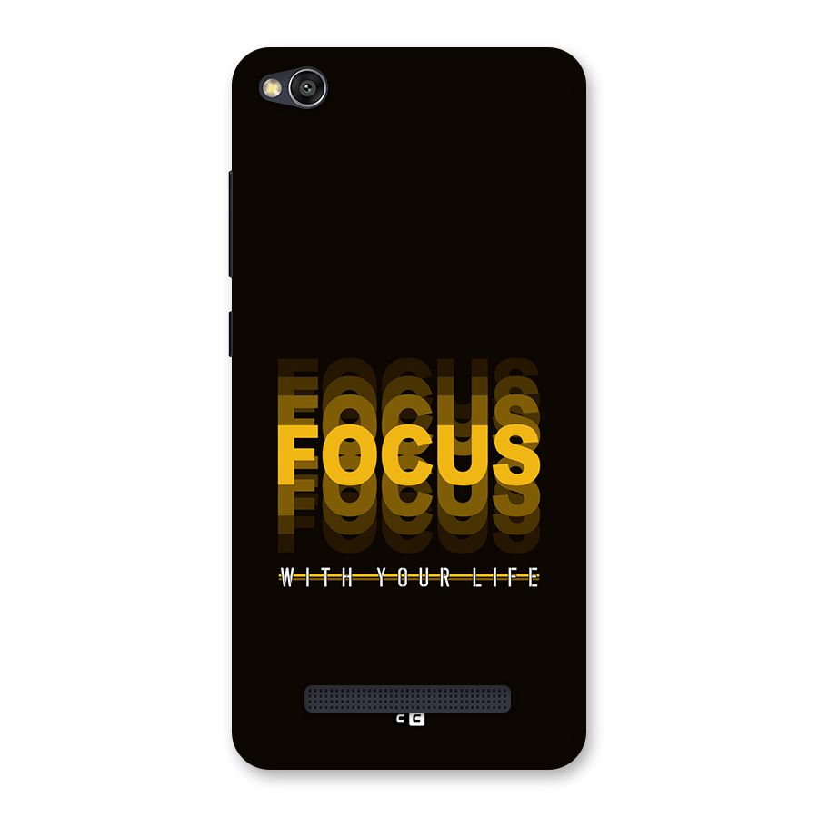 Focus Life Back Case for Redmi 4A