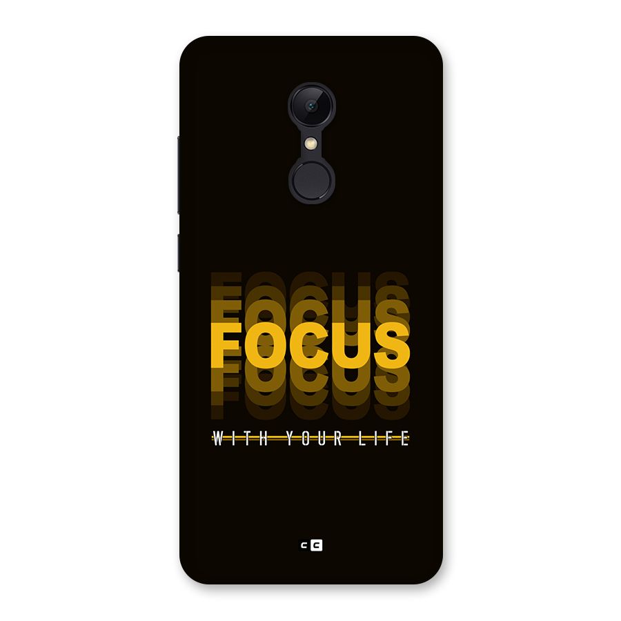 Focus Life Back Case for Redmi 5