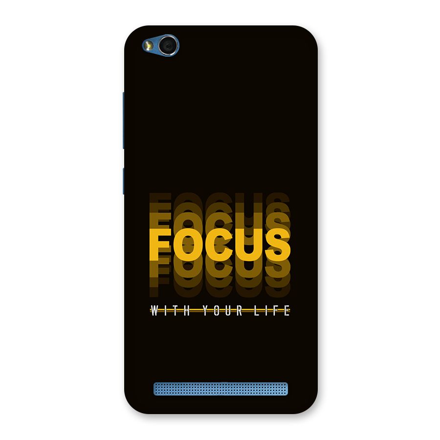 Focus Life Back Case for Redmi 5A