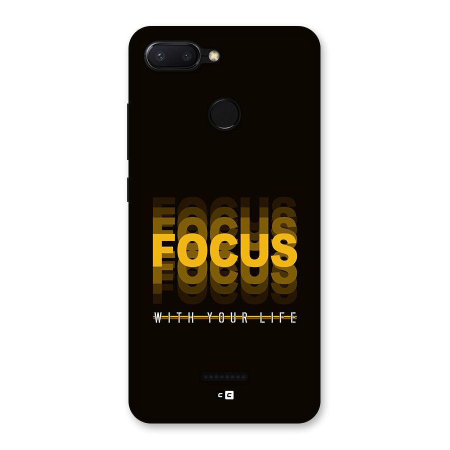 Focus Life Back Case for Redmi 6