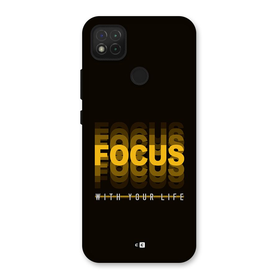 Focus Life Back Case for Redmi 9 Activ