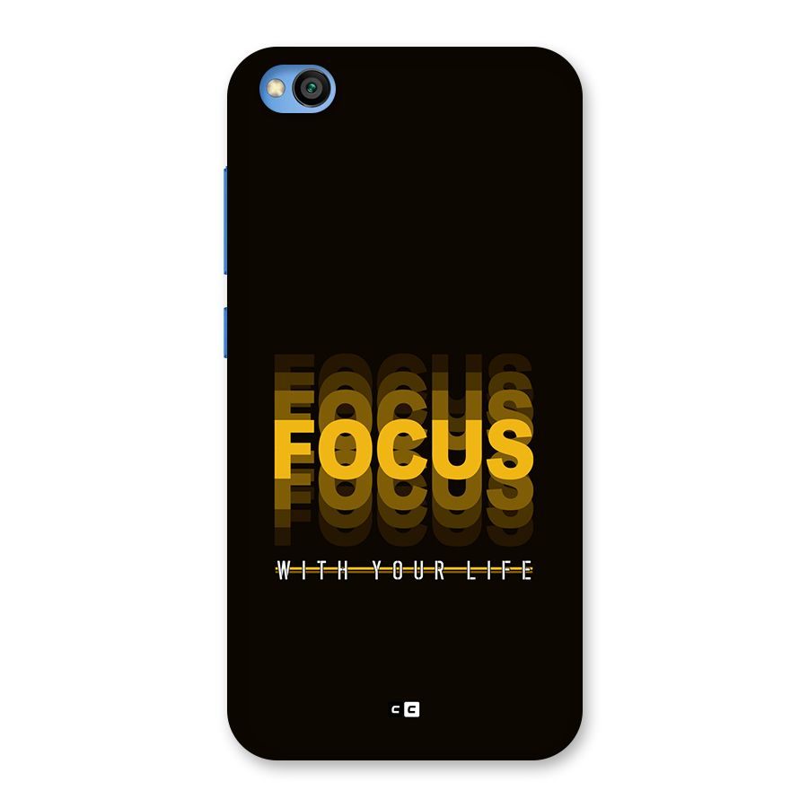 Focus Life Back Case for Redmi Go