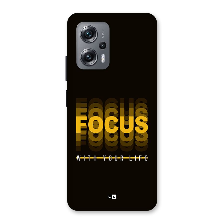 Focus Life Back Case for Redmi K50i