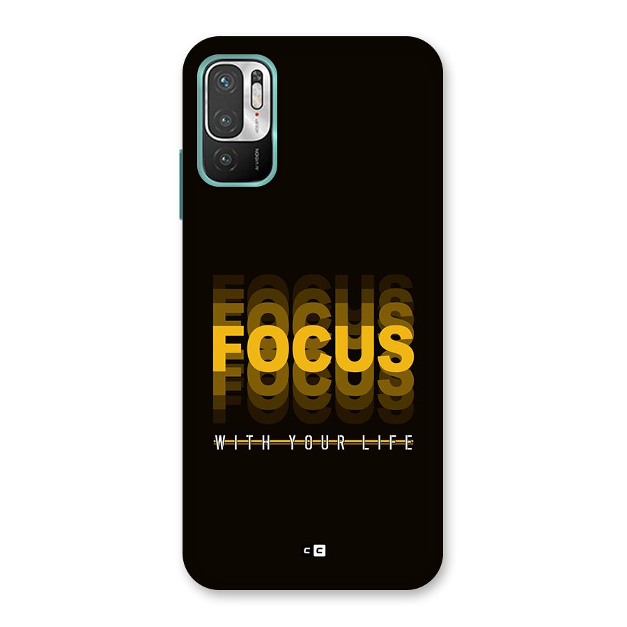 Focus Life Back Case for Redmi Note 10T 5G