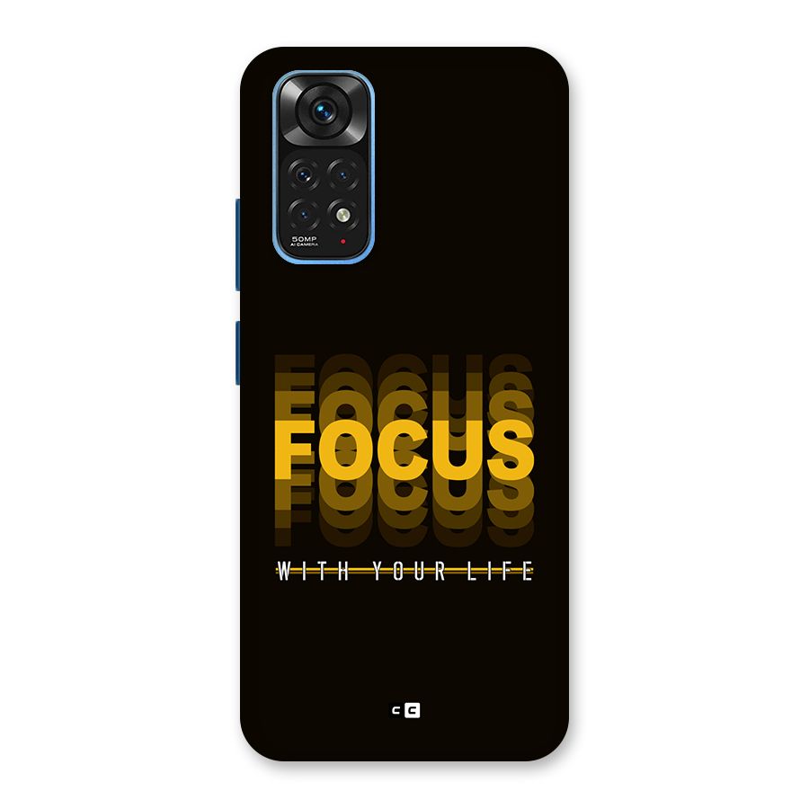 Focus Life Back Case for Redmi Note 11