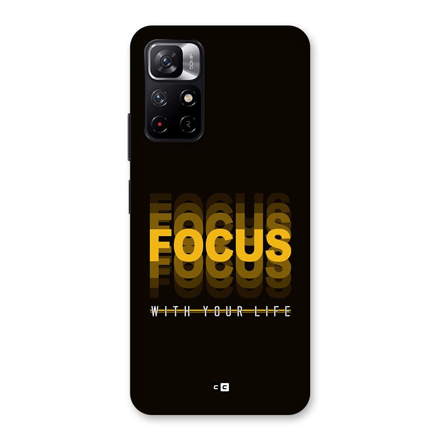 Focus Life Back Case for Redmi Note 11T 5G