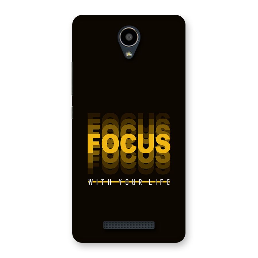 Focus Life Back Case for Redmi Note 2