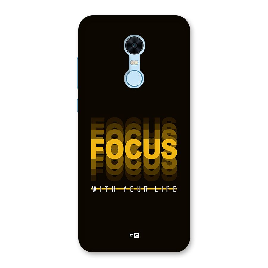 Focus Life Back Case for Redmi Note 5