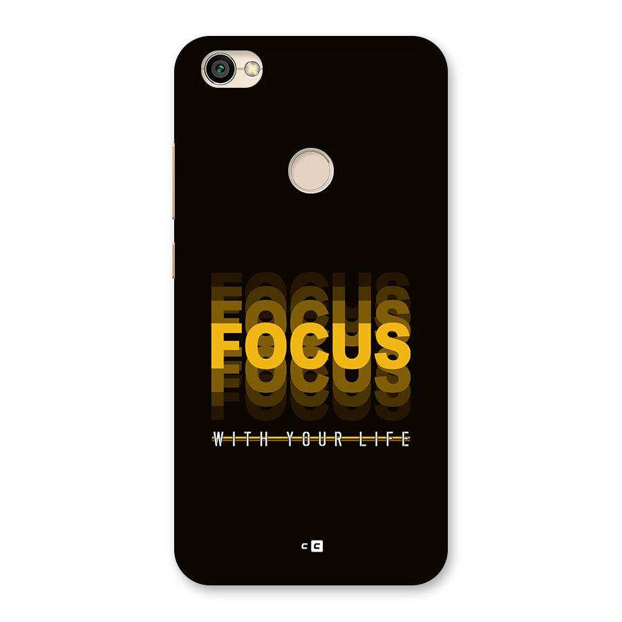 Focus Life Back Case for Redmi Y1 2017