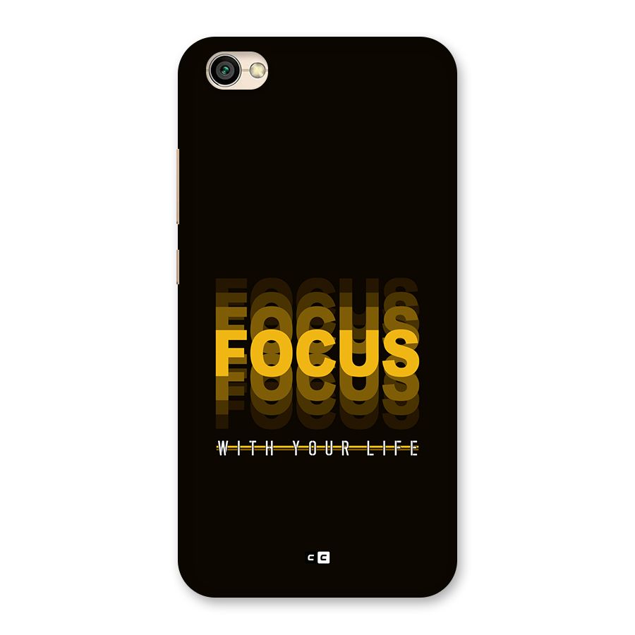 Focus Life Back Case for Redmi Y1 Lite
