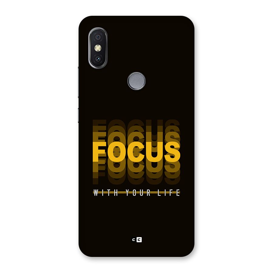Focus Life Back Case for Redmi Y2