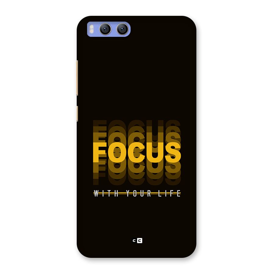 Focus Life Back Case for Xiaomi Mi 6