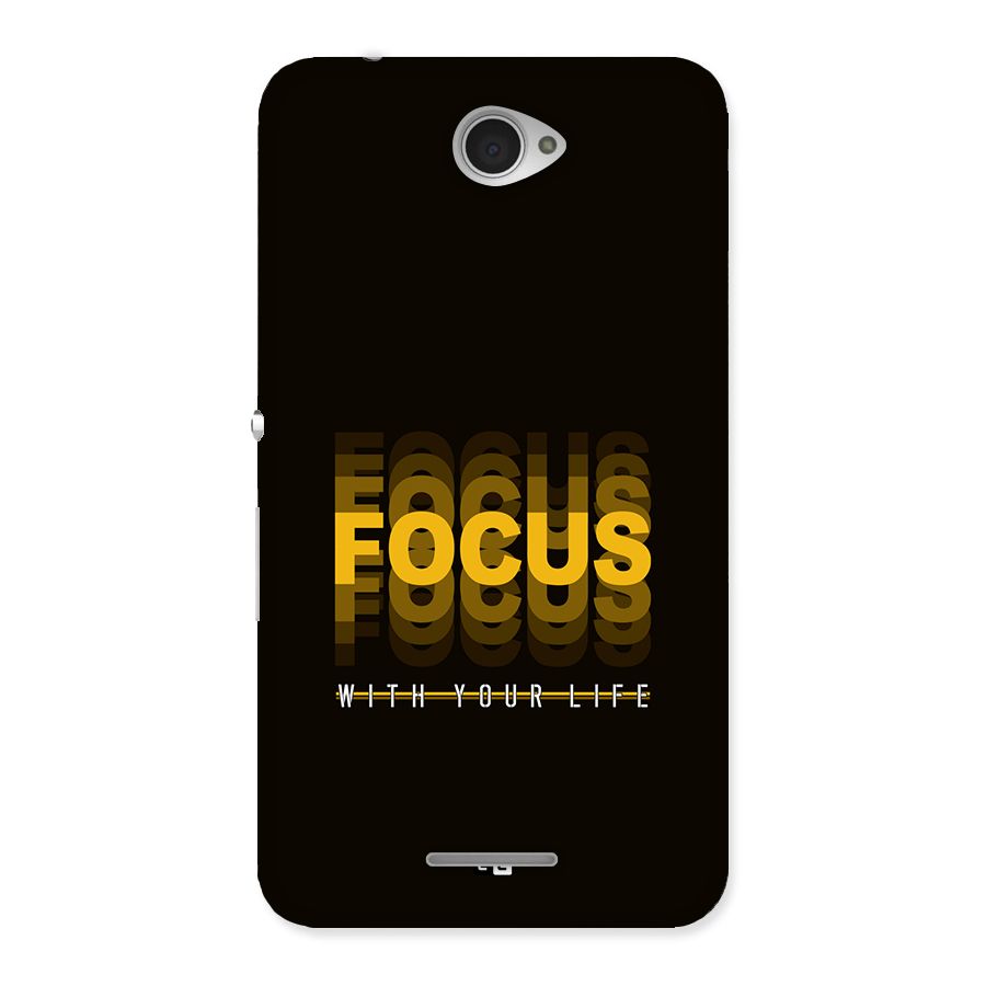 Focus Life Back Case for Xperia E4