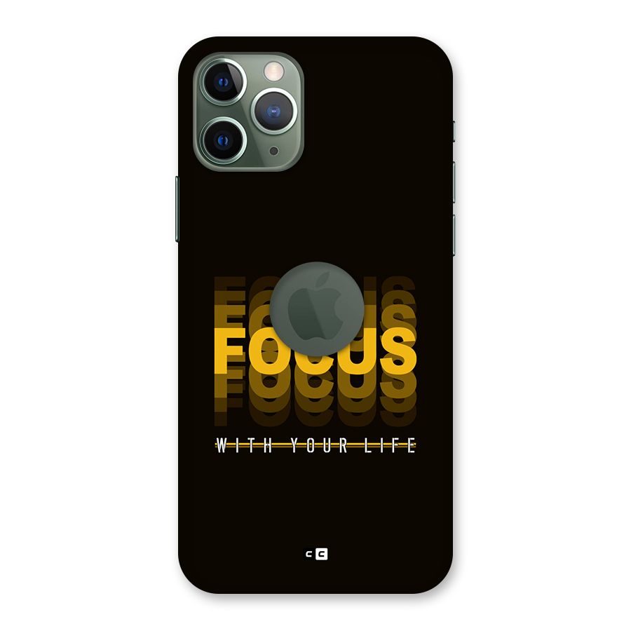 Focus Life Back Case for iPhone 11 Pro Logo Cut