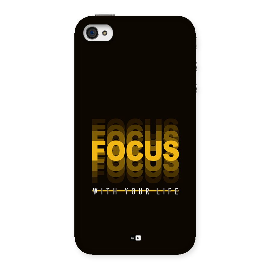 Focus Life Back Case for iPhone 4 4s