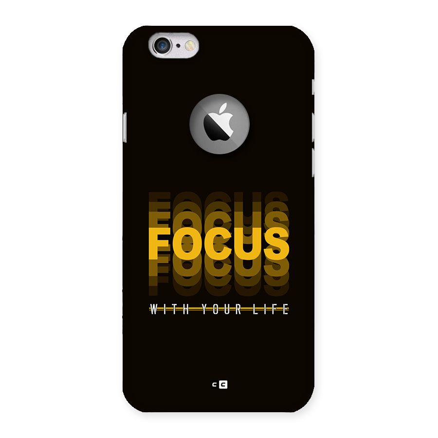 Focus Life Back Case for iPhone 6 Logo Cut